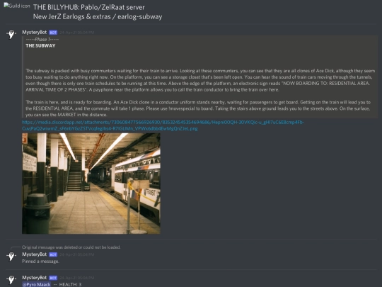 New JerZ/THE BILLYHUB_ Pablo_ZelRaat server - New JerZ Earlogs & extras - earlog-subway [835546838861873182] screenshot